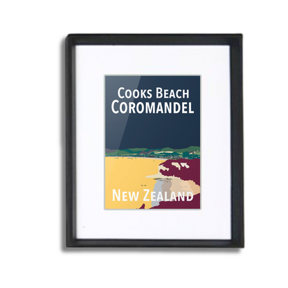 Cooks Beach Framed Prints