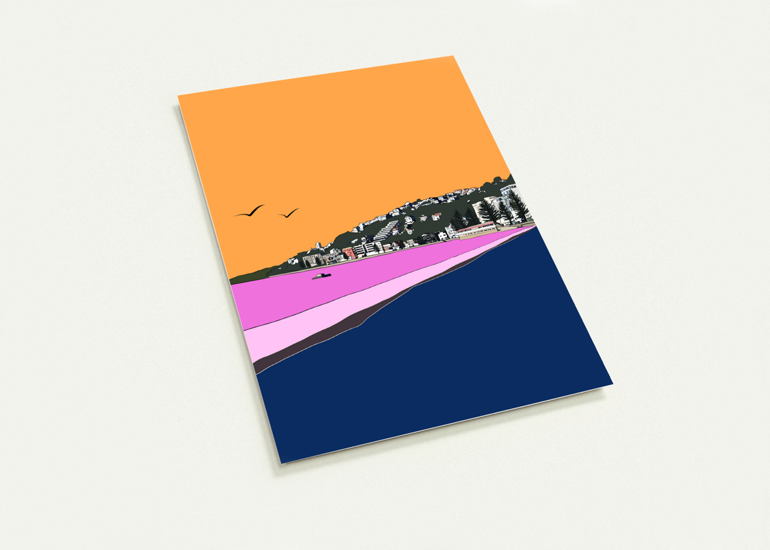 Oriental Bay Card - Large