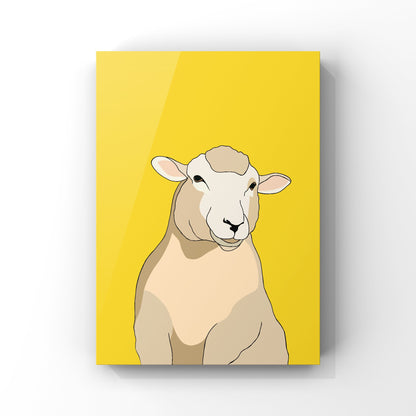 Steve the Sheep Art Print - Single Colours