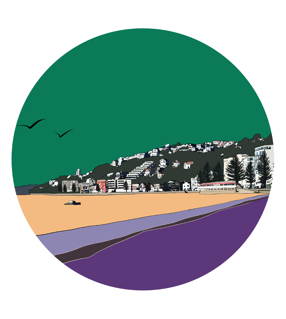 Oriental Bay Magnet