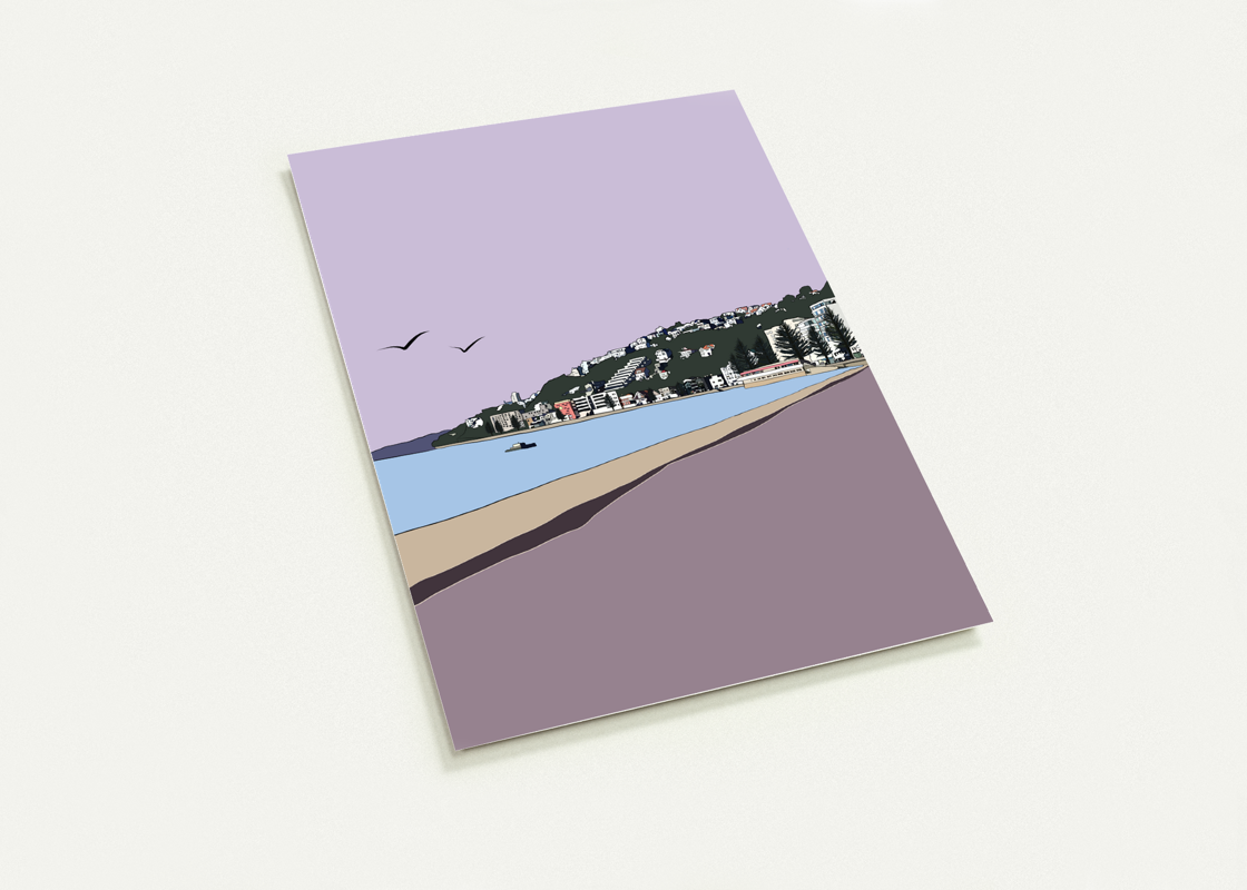 Oriental Bay Card - Large