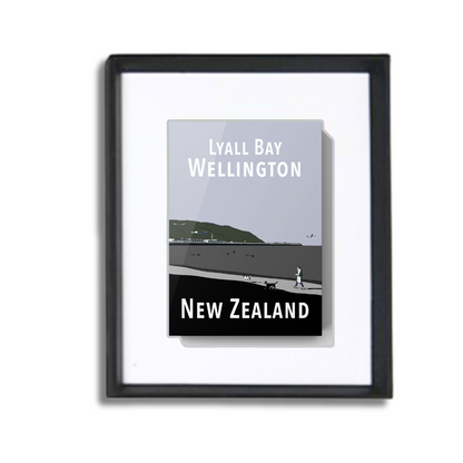 Lyall Bay Framed Print