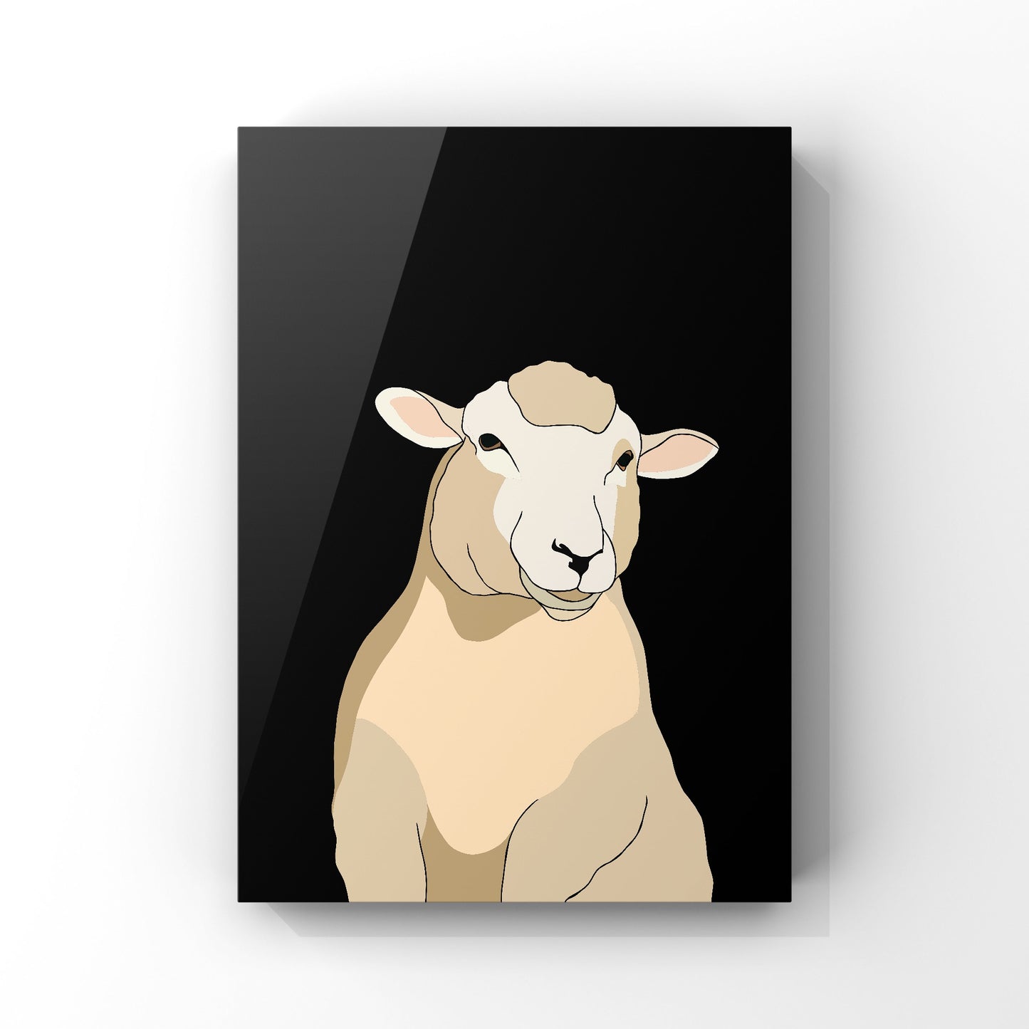 Steve the Sheep Art Print - Single Colours