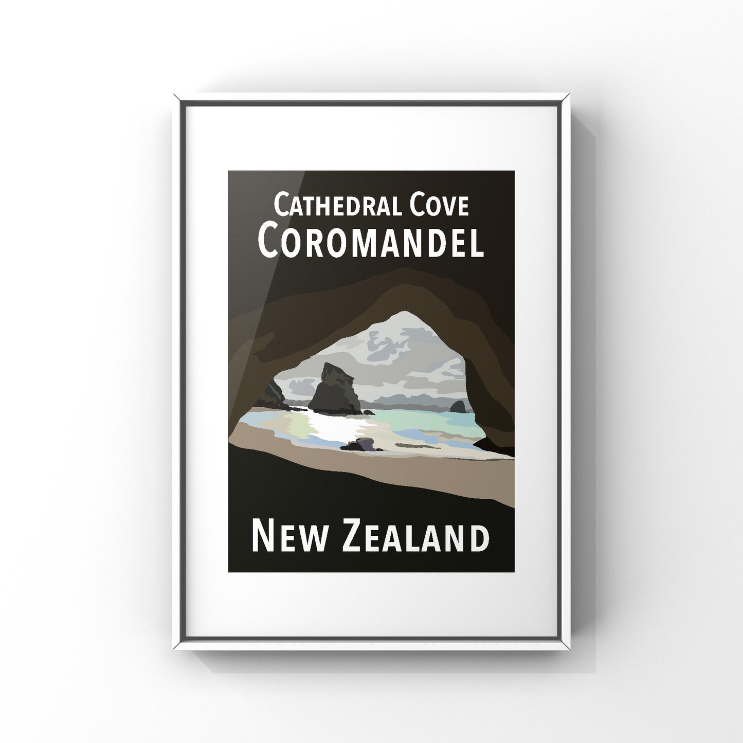 Cathedral Cove Art Print