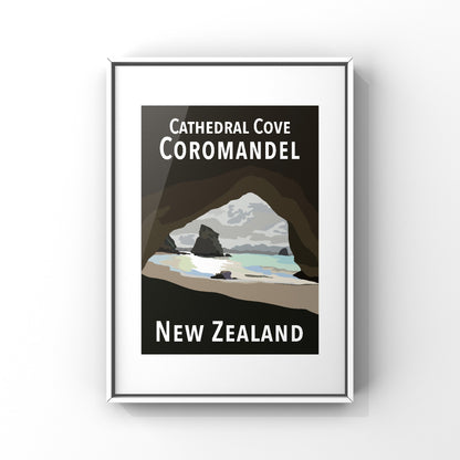 Cathedral Cove Art Print