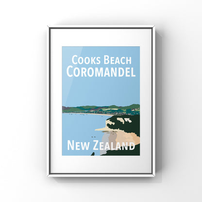 Cooks Beach Art Print - Original