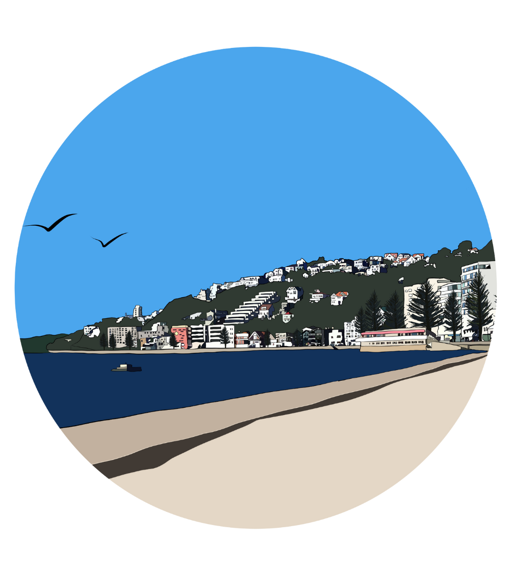 Oriental Bay Magnet