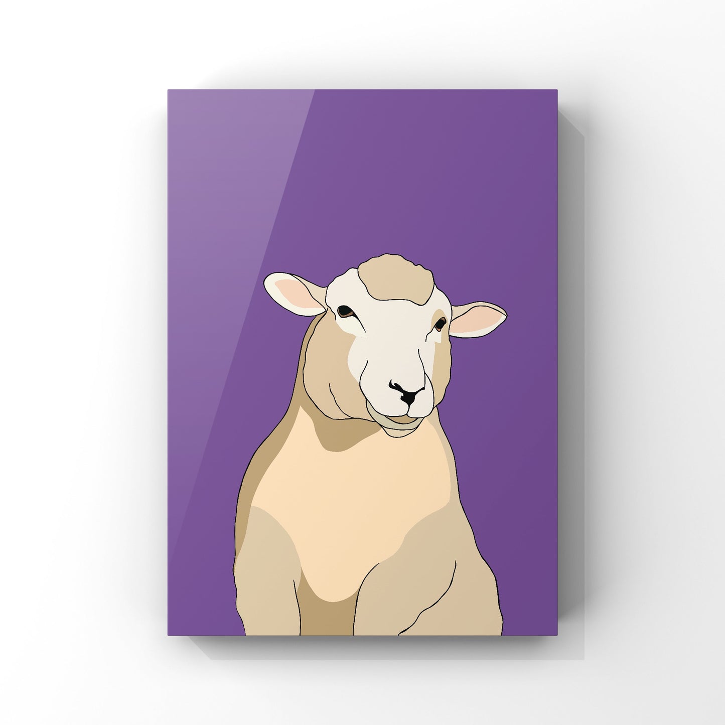 Steve the Sheep Art Print - Single Colours