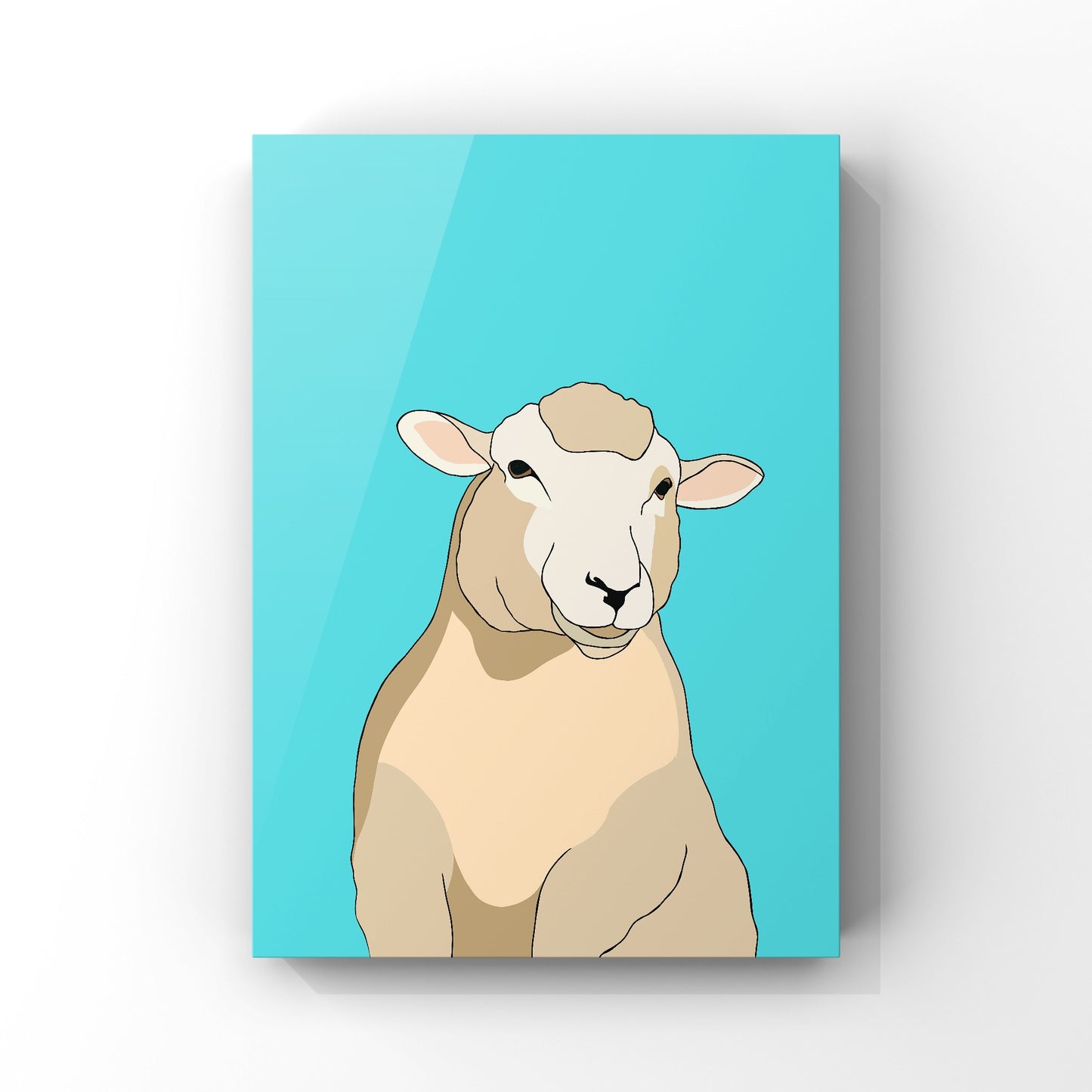 Steve the Sheep Art Print - Single Colours