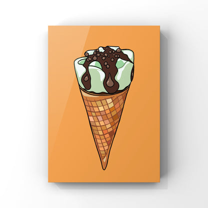 Mint Trumpet Art Print - Single colourways