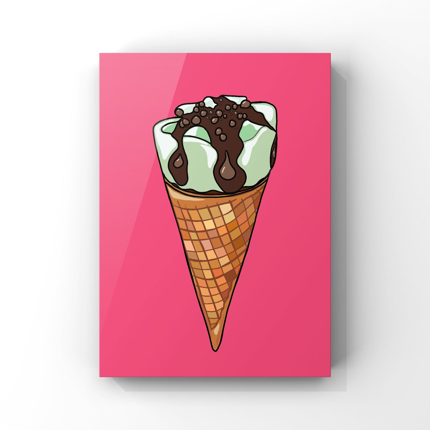 Mint Trumpet Art Print - Single colourways