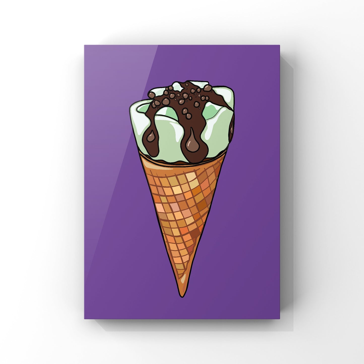 Mint Trumpet Art Print - Single colourways