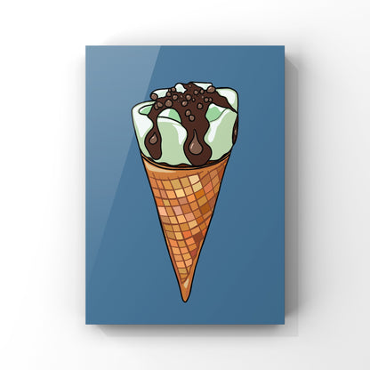 Mint Trumpet Art Print - Single colourways