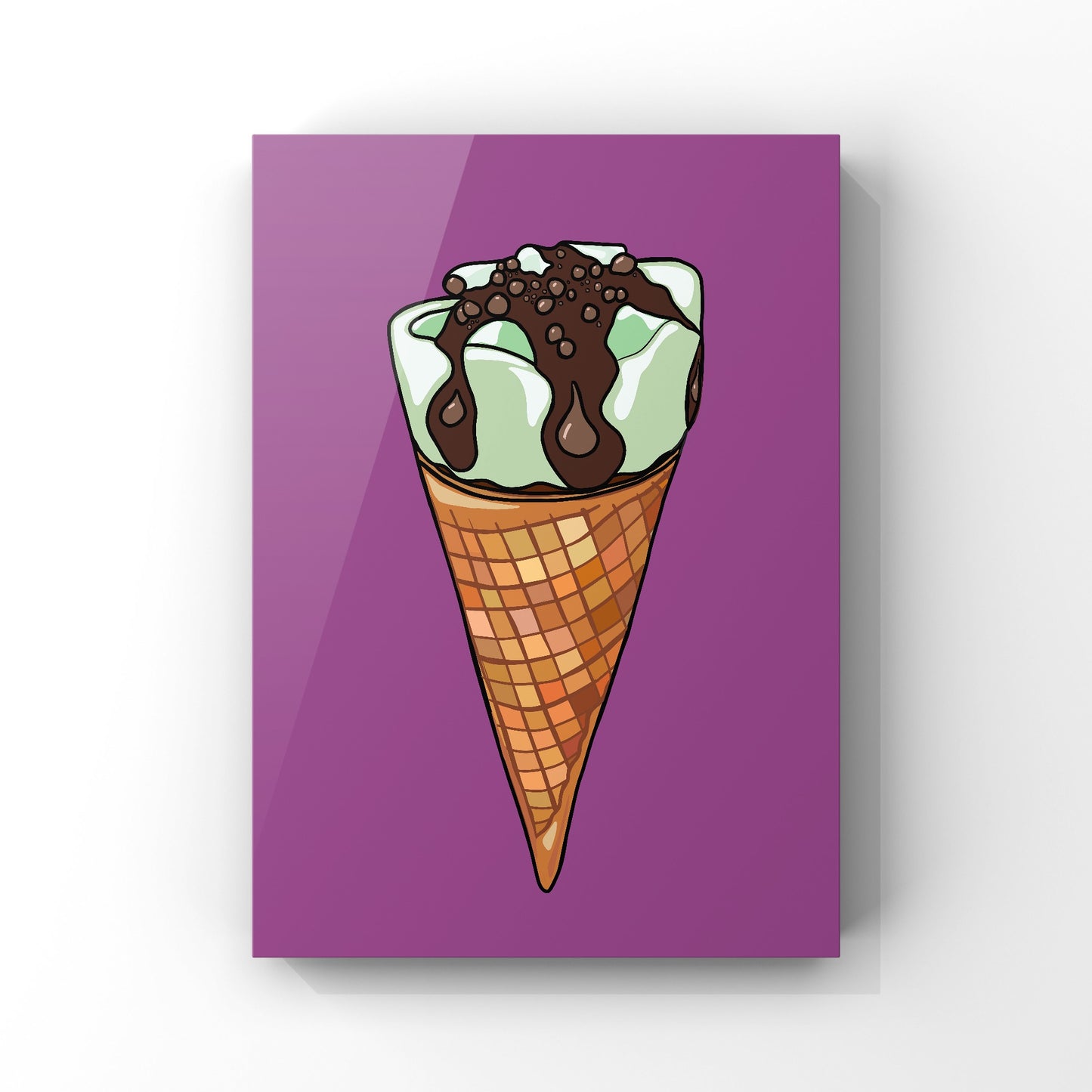 Mint Trumpet Art Print - Single colourways