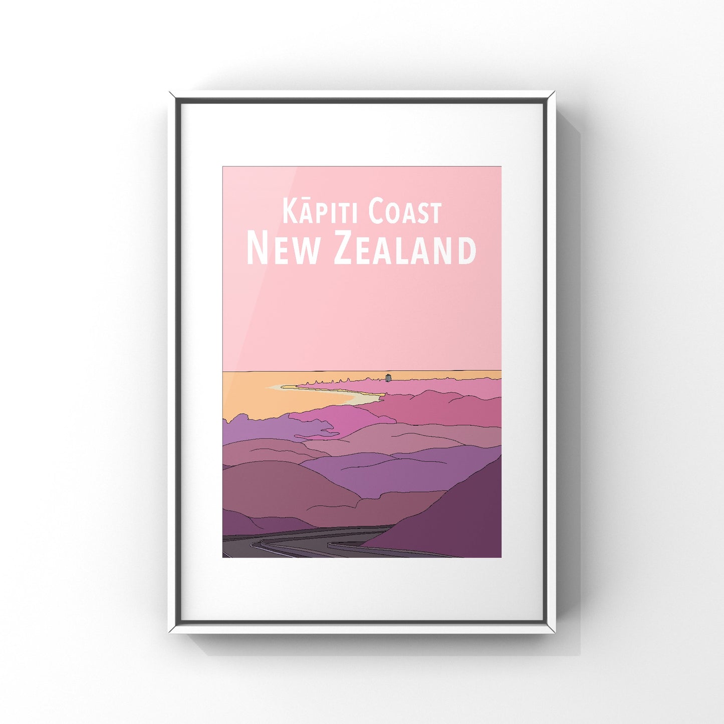 Kāpiti Coast Art Print