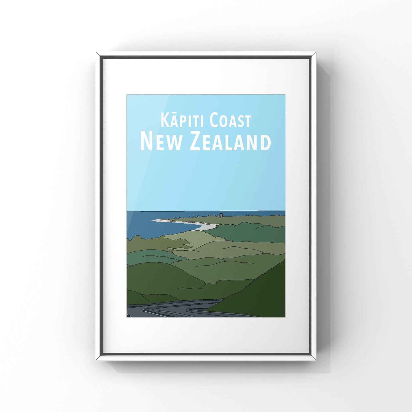 Kāpiti Coast Art Print