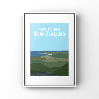 Kāpiti Coast Art Print