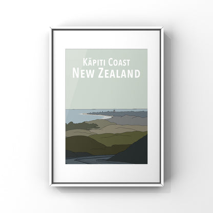 Kāpiti Coast Art Print
