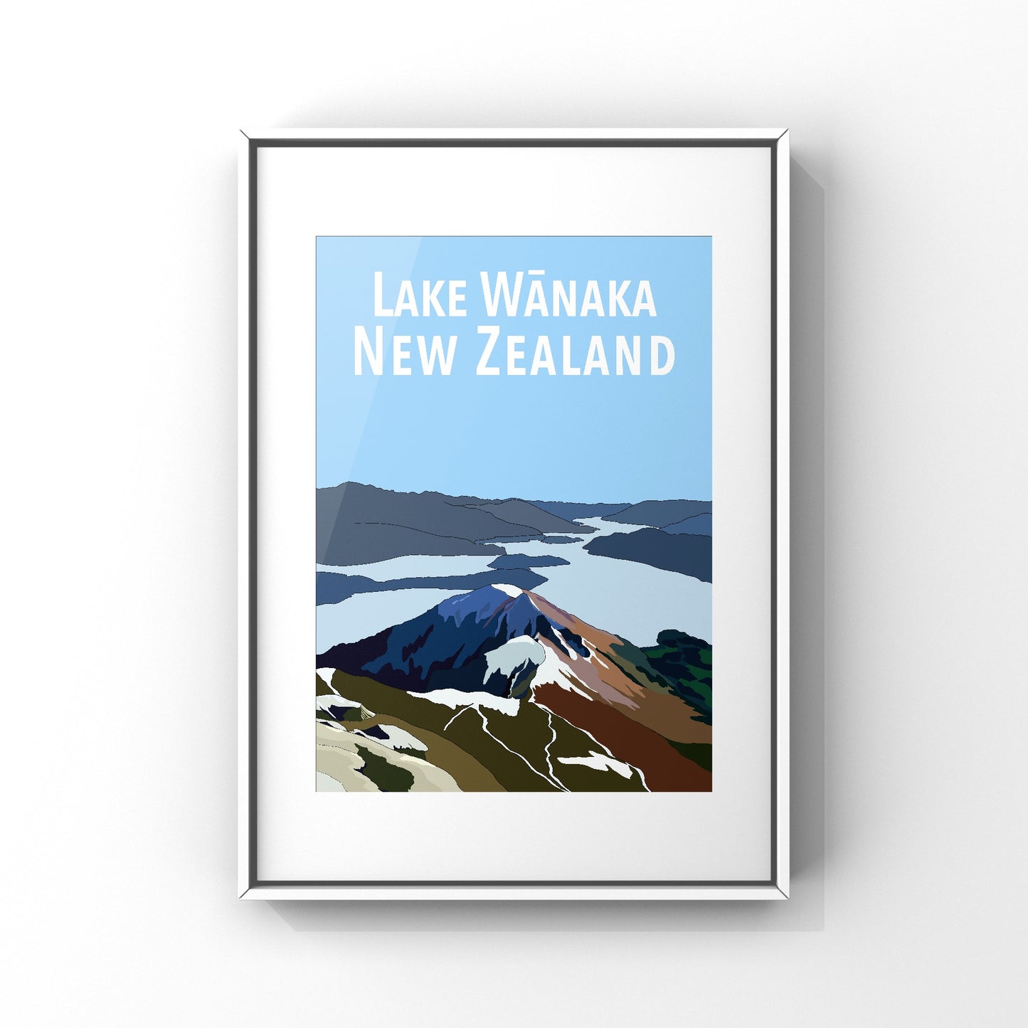 Lake Wānaka Art Print