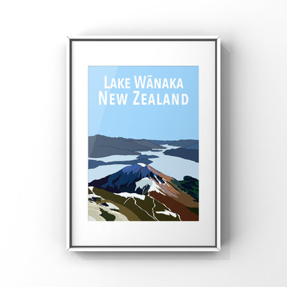 Lake Wānaka Art Print