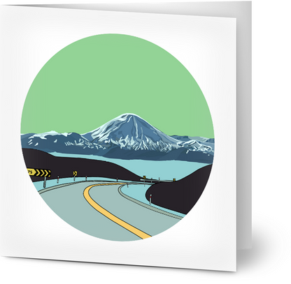 Mt Ruapehu Card - Small