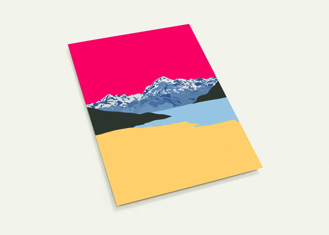 Mt Cook Card A6 - Large