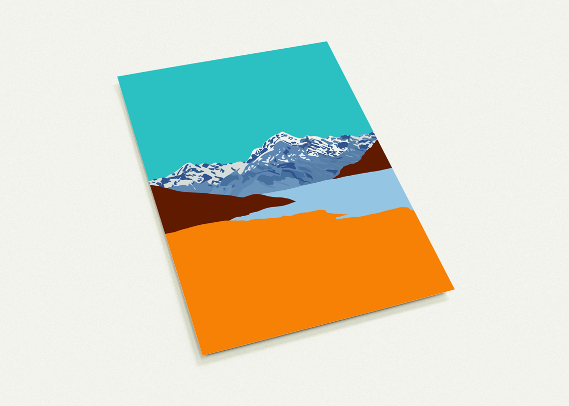 Mt Cook Card A6 - Large