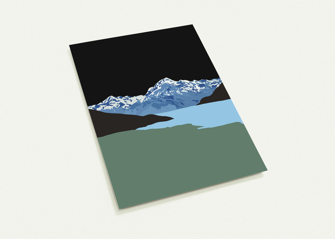 Mt Cook Card A6 - Large