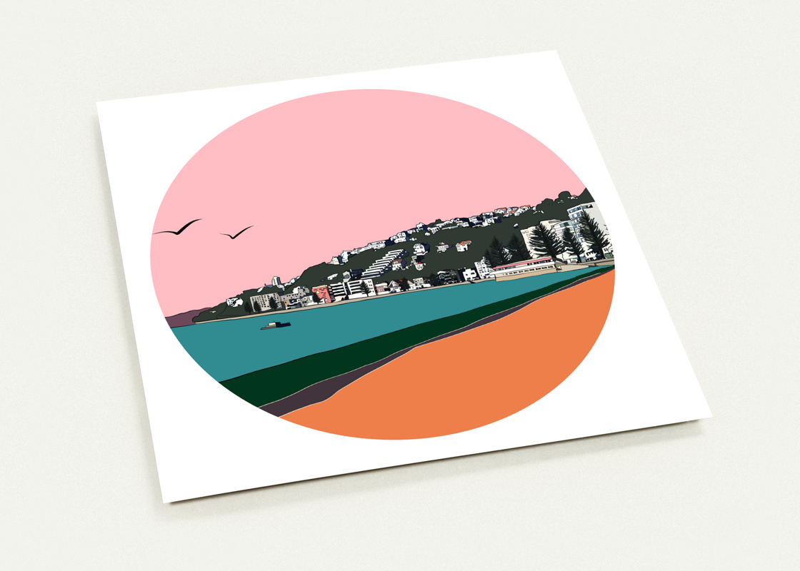 Oriental Bay Card - Small