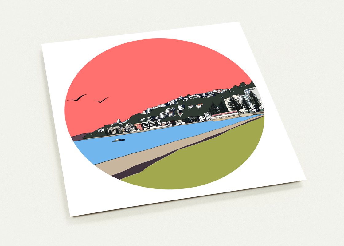 Oriental Bay Card - Small