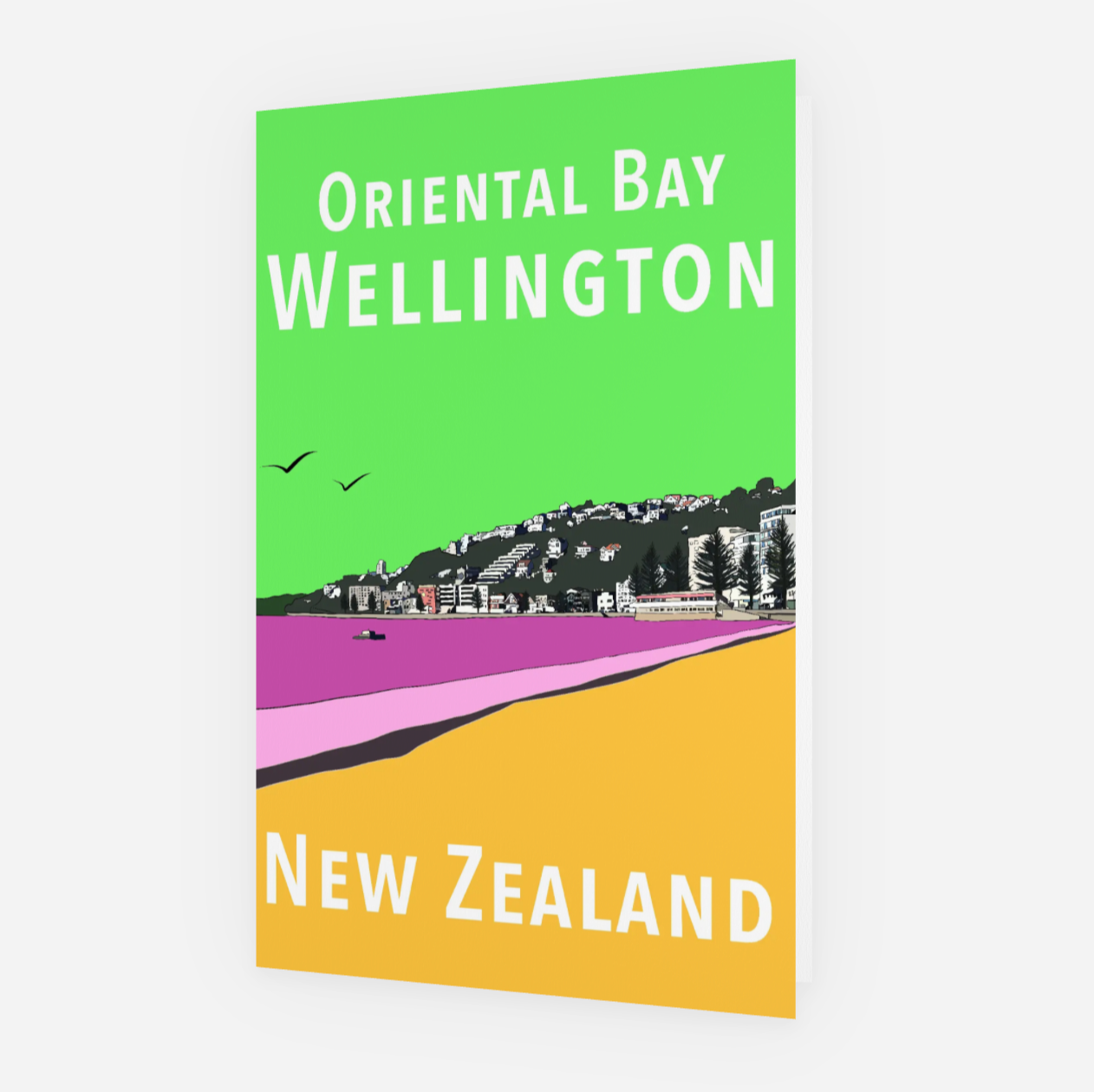 Oriental Bay Card - Large