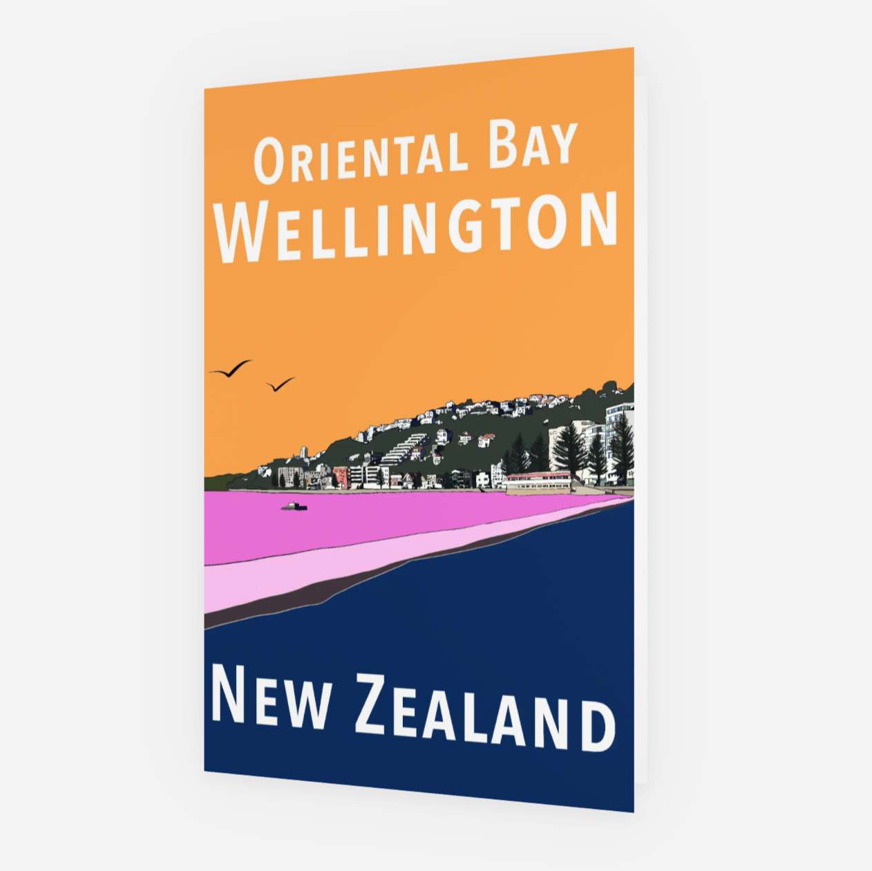 Oriental Bay Card - Large