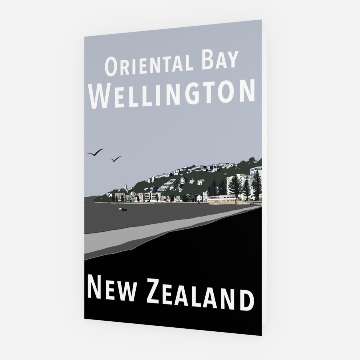 Oriental Bay Card - Large