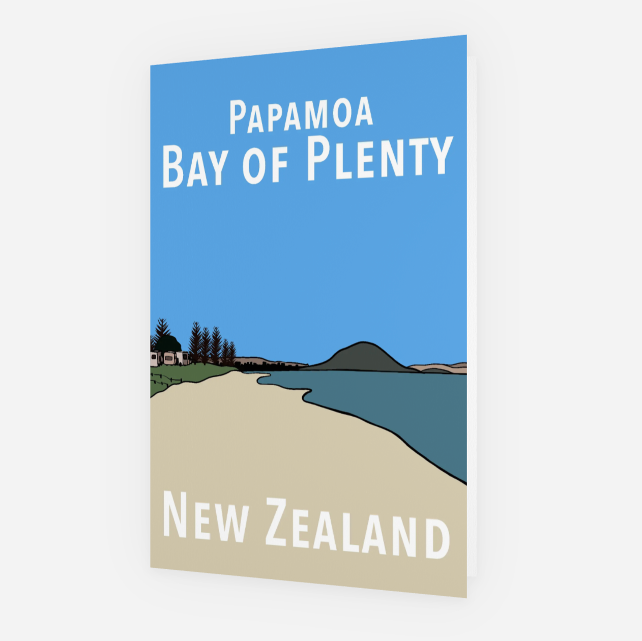 Papamoa Card - Large