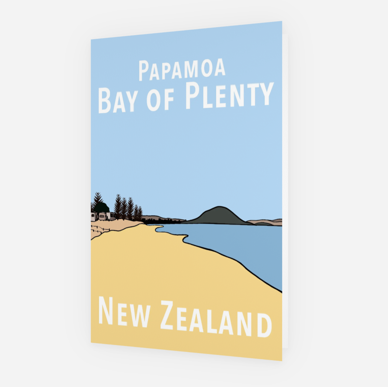 Papamoa Card - Large