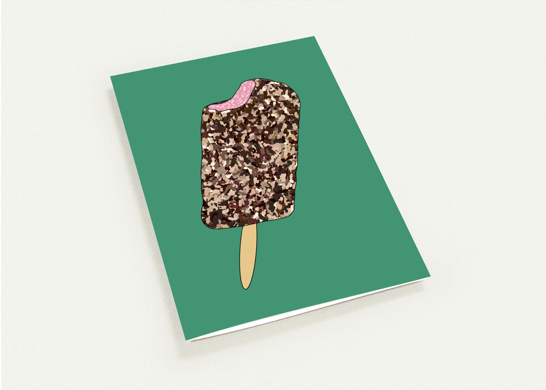 Rocky Road Greeting Card - Large