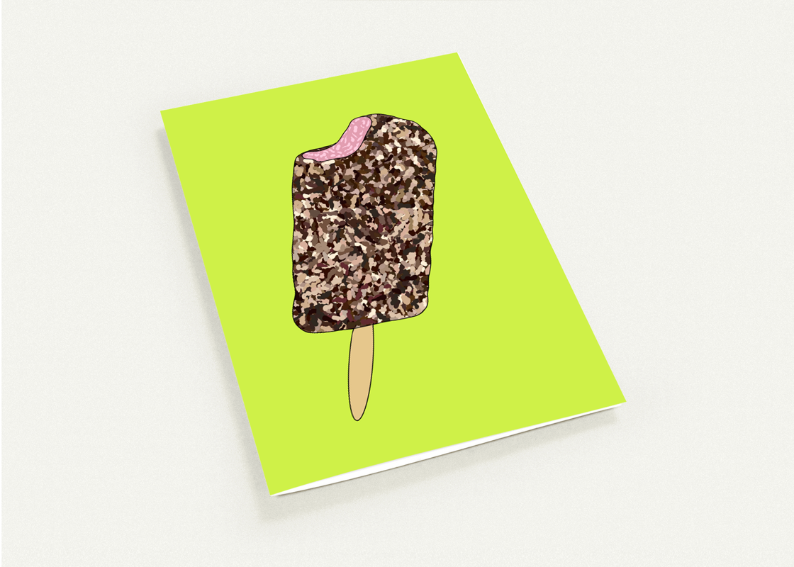 Rocky Road Greeting Card - Large