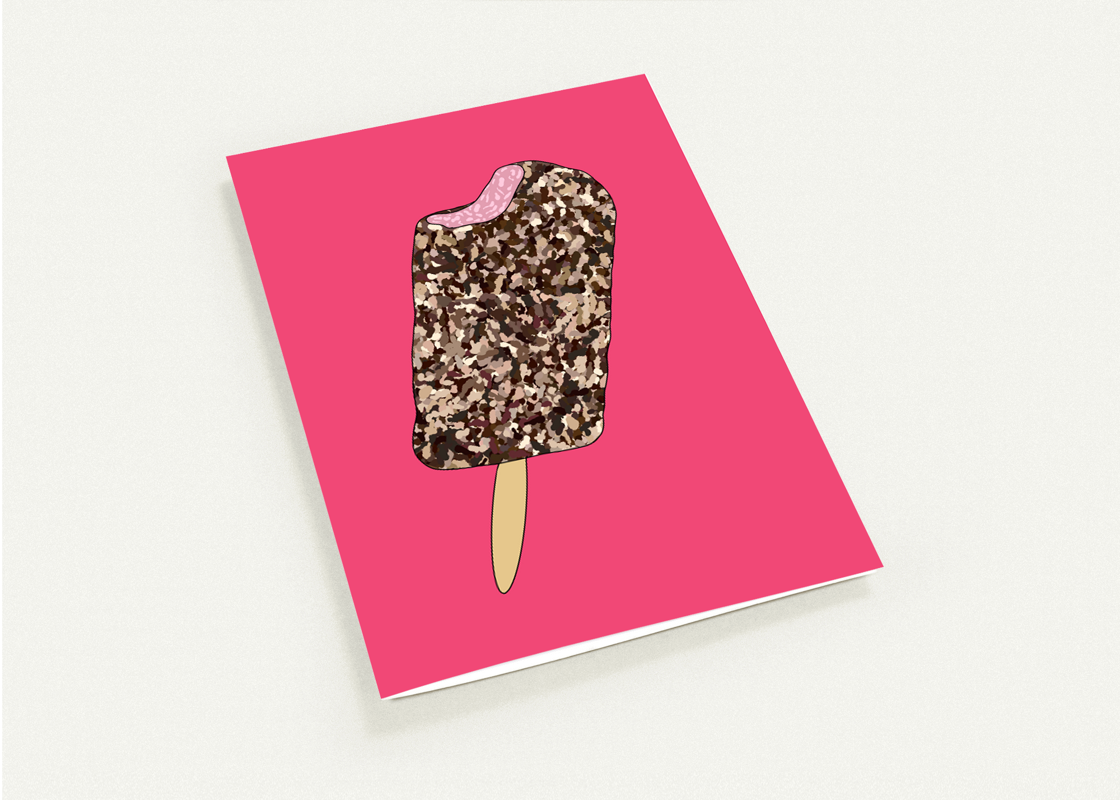 Rocky Road Greeting Card - Large