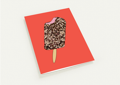 Rocky Road Greeting Card - Large