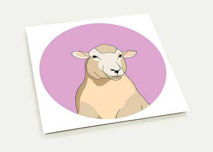 Steve the Sheep Card - Small