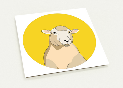 Steve the Sheep Card - Small