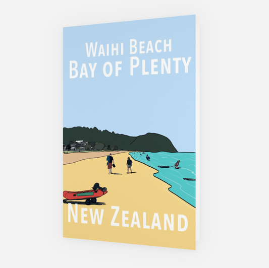 Waihi Beach Card - Large