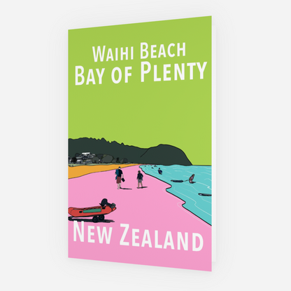 Waihi Beach Card - Large