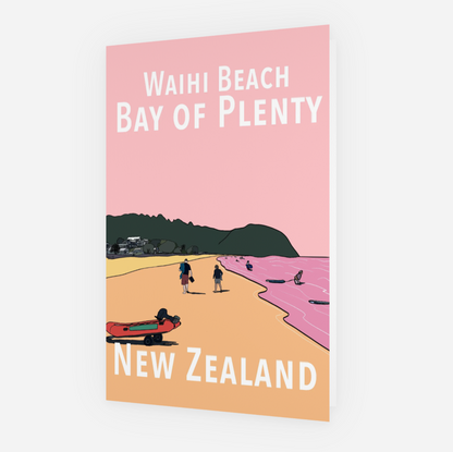 Waihi Beach Card - Large