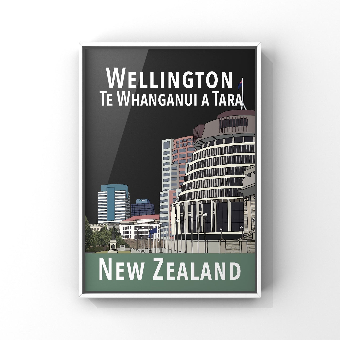 Wellington Art Print - in Greys