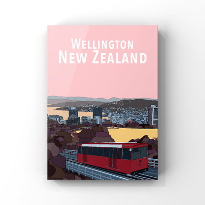 Wellington Cable Car Art Print