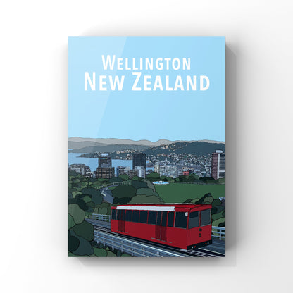 Wellington Cable Car Art Print